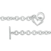 Thumbnail Image 2 of Previously Owned - The Kindred Heart from Vera Wang Love Collection 1/10 CT. T.W. Diamond Bracelet in Sterling Silver