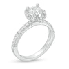 Thumbnail Image 3 of Previously Owned - 1-3/8 CT. T.W. Diamond Cushion Frame Engagement Ring in 14K White Gold
