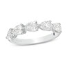 Thumbnail Image 1 of Previously Owned - Vera Wang Love Collection 1-1/2 CT. T.W. Pear-Shaped Diamond Band in 14K White Gold (I/SI2)