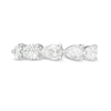 Thumbnail Image 4 of Previously Owned - Vera Wang Love Collection 1-1/2 CT. T.W. Pear-Shaped Diamond Band in 14K White Gold (I/SI2)