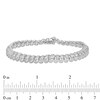 Thumbnail Image 3 of Previously Owned - 1 CT. T.W. Diamond Cascading Tennis-Style "S" Bracelet in Sterling Silver - 7.25"