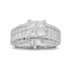 Thumbnail Image 1 of Previously Owned - 2-3/4 CT. T.W. Princess-Cut Composite Diamond Ring in 14K White Gold