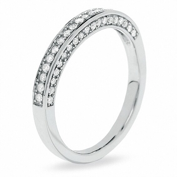 Previously Owned - 1/4 CT. T.w. Diamond PavÃ© Band in 14K White Gold