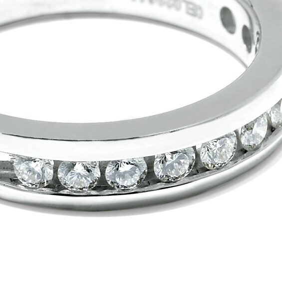 Previously Owned - Celebration LuxÂ® 1/2 CT. T.w. Diamond Wedding Band in 18K White Gold (I/Si2)