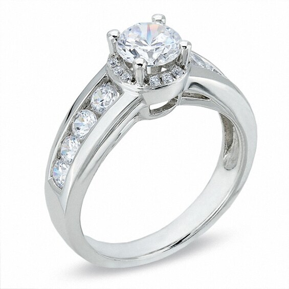 Previously Owned - 1-1/2 CT. T.w. Diamond Solitaire Ring in 14K White Gold