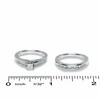 Thumbnail Image 3 of Previously Owned - 1 CT. T.W. Princess-Cut Diamond Bridal Set in 14K White Gold