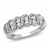 Thumbnail Image 1 of Previously Owned - 1/2 CT. T.W. Diamond Swirl Band in 10K White Gold