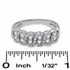 Thumbnail Image 2 of Previously Owned - 1/2 CT. T.W. Diamond Swirl Band in 10K White Gold
