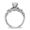 Thumbnail Image 2 of Previously Owned - 1-1/4 CT. T.W. Diamond Twist Bridal Set in 14K White Gold