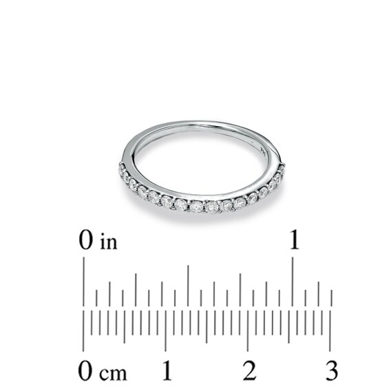 Previously Owned - 1/3 CT. T.w. Diamond Wedding Band in 14K White Gold