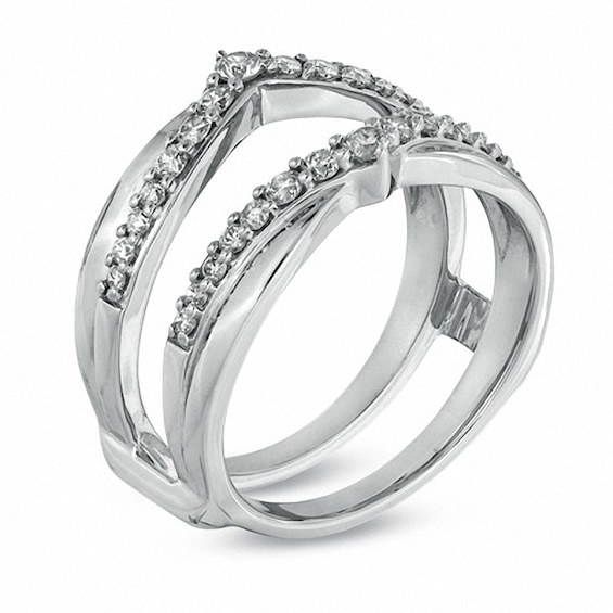 Previously Owned - 1/2 CT. T.w. Diamond Solitaire Enhancer in 14K White Gold
