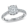 Thumbnail Image 1 of Previously Owned - 5/8 CT. T.W. Diamond Composite Engagement Ring in 10K White Gold