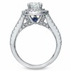 Thumbnail Image 2 of Previously Owned - Vera Wang Love Collection 2 CT. T.W. Diamond Frame Split Shank Engagement Ring in 14K White Gold