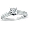 Thumbnail Image 1 of Previously Owned - Vera Wang Love Collection 1-1/8 CT. T.W. Princess-Cut Diamond Engagement Ring in 14K White Gold