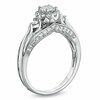 Thumbnail Image 2 of Previously Owned - 3/4 CT. T.W. Diamond Frame Engagement Ring in 14K White Gold