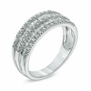 Thumbnail Image 2 of Previously Owned - 1/2 CT. T.W. Baguette and Round Diamond Anniversary Band in 10K White Gold