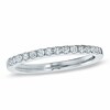 Thumbnail Image 1 of Previously Owned - Celebration Ideal 1/4 CT. T.W. Diamond Wedding Band in 14K White Gold (I/SI2)