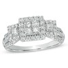 Thumbnail Image 1 of Previously Owned - 1 CT. T.W. Princess-Cut Quad Diamond Three Stone Ring in 10K White Gold
