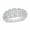 Thumbnail Image 1 of Previously Owned - 1/2 CT. T.W. Diamond Vintage-Style Anniversary Band in 10K White Gold