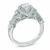 Thumbnail Image 2 of Previously Owned - Vera Wang Love Collection 1 CT. T.W. Pear-Shaped Diamond Frame Engagement Ring in 14K White Gold