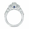 Thumbnail Image 3 of Previously Owned - Vera Wang Love Collection 1 CT. T.W. Pear-Shaped Diamond Frame Engagement Ring in 14K White Gold