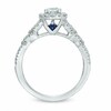 Thumbnail Image 3 of Previously Owned - Vera Wang Love Collection 3/4 CT. T.W. Diamond Frame Engagement Ring in 14K White Gold