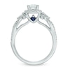 Thumbnail Image 3 of Previously Owned - Vera Wang Love Collection 1 CT. T.W. Princess-Cut Diamond Frame Engagement Ring in 14K White Gold