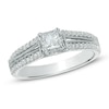 Thumbnail Image 1 of Previously Owned - 1/2 CT. T.W. Princess-Cut Diamond Split Shank Engagement Ring in 10K White Gold