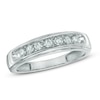 Thumbnail Image 1 of Previously Owned - 1/2 CT. T.W. Diamond Comfort Fit Anniversary Band in 10K White Gold