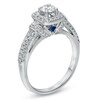 Thumbnail Image 3 of Previously Owned - Vera Wang Love Collection 3/4 CT. T.W. Diamond Frame Engagement Ring in 14K White Gold