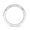 Thumbnail Image 3 of Previously Owned - Vera Wang Love Collection 1/5 CT. T.W. Diamond Contour Wedding Band in 14K White Gold