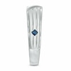 Thumbnail Image 3 of Previously Owned - Vera Wang Men's 1/8 CT. T.W. Diamond Three Stone Wedding Band in 14K White Gold