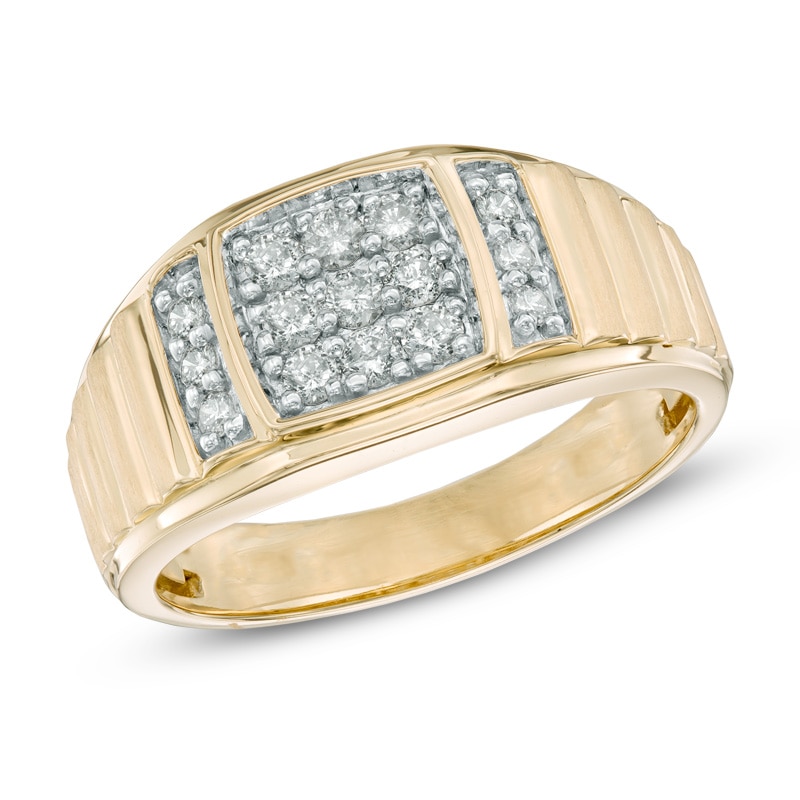 Main Image 1 of Previously Owned - 1/2 CT. T.W. Diamond Ring in 10K Gold