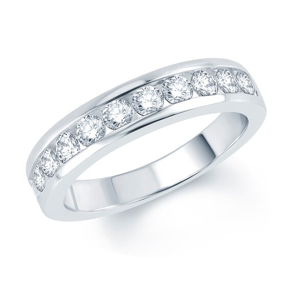 Previously Owned - 2-7/8 CT. T.w. Diamond Cluster Bridal Set in 10K White Gold
