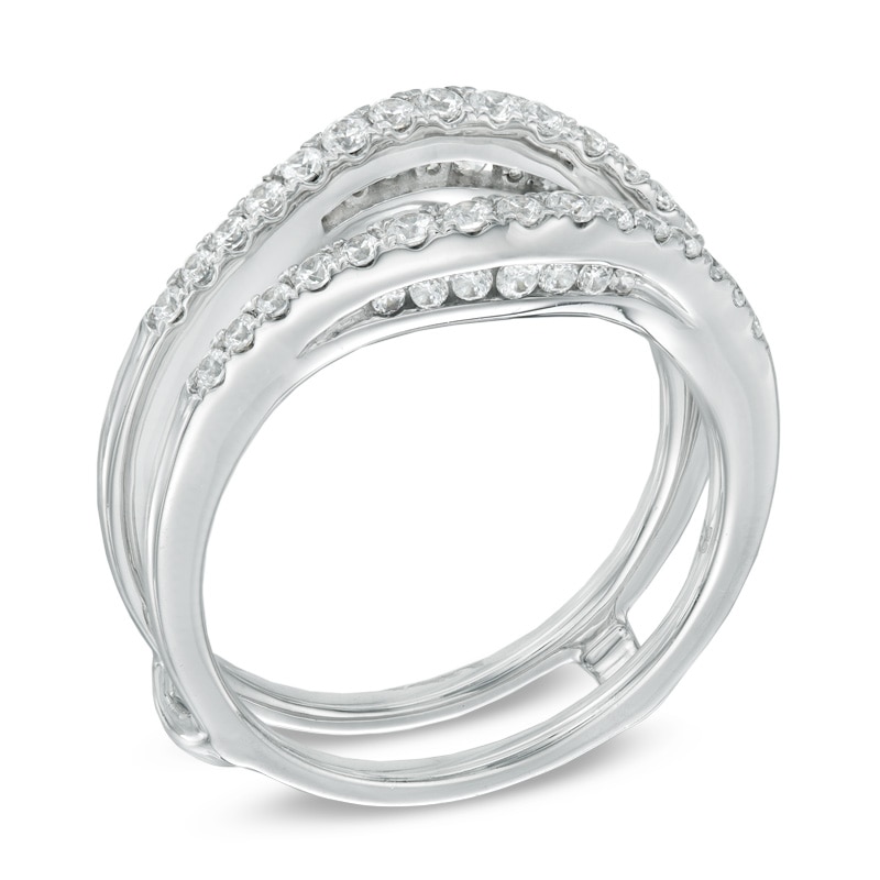 Main Image 2 of Previously Owned - 1/2 CT. T.W. Diamond Contour Enhancer in 14K White Gold
