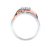 Thumbnail Image 2 of Previously Owned - Ever Us® 1/2 CT. T.W. Two-Stone Diamond Swirl Anniversary Band in 14K Two-Tone Gold