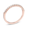 Thumbnail Image 2 of Previously Owned - 1/4 CT. T.W. Diamond Band in 14K Rose Gold