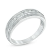 Thumbnail Image 2 of Previously Owned - 1/2 CT. T.W. Diamond Wedding Band in 10K White Gold