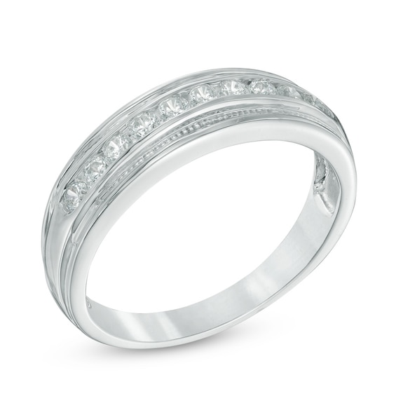 Previously Owned - 1/2 CT. T.w. Diamond Wedding Band in 10K White Gold