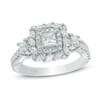 Thumbnail Image 1 of Previously Owned - Vera Wang Love Collection 1-1/5 CT. T.W. Princess-Cut Diamond Engagement Ring in 14K White Gold