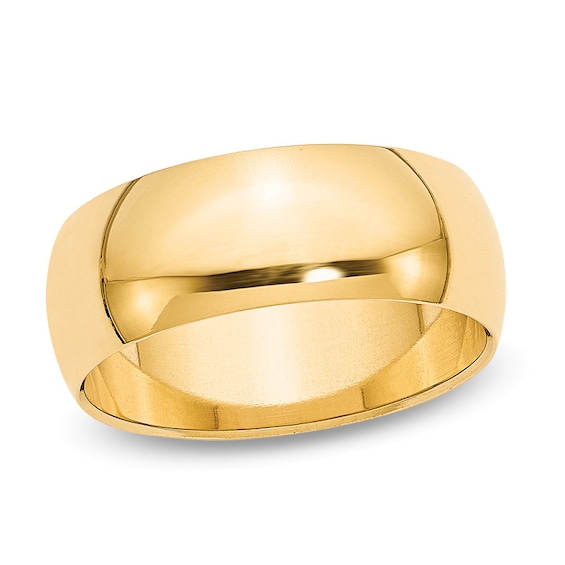 Previously Owned - 8.0mm Wedding Band in 14K Gold