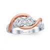 Thumbnail Image 1 of Previously Owned - Ever Us® 1 CT. T.W. Two-Stone Diamond Swirl Band in 14K Two-Tone Gold