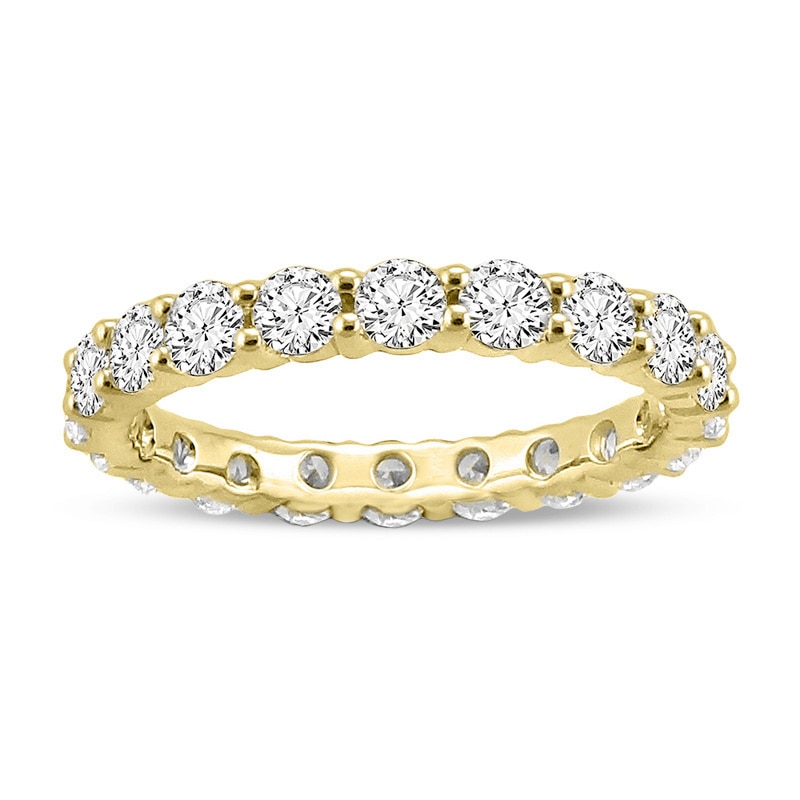 Main Image 1 of Previously Owned - 2 CT. T.W. Diamond Eternity Wedding Band in 14K Gold