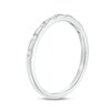 Thumbnail Image 2 of Previously Owned - 1/10 CT. T.W. Diamond Station Stackable Band in 10K White Gold