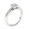 Thumbnail Image 2 of Previously Owned - 1/2 CT. T.W. Princess-Cut Diamond Frame Engagement Ring in 14K White Gold