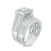 Thumbnail Image 2 of Previously Owned - 2 CT. T.W. Diamond Frame Multi-Row Bridal Set in 10K White Gold