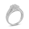 Thumbnail Image 2 of Previously Owned - 1/2 CT. T.W. Composite Diamond Double Frame Engagement Ring in 10K White Gold