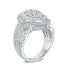Thumbnail Image 2 of Previously Owned - 2-1/2 CT. T.W. Composite Diamond Marquise Frame Engagement Ring in 14K White Gold