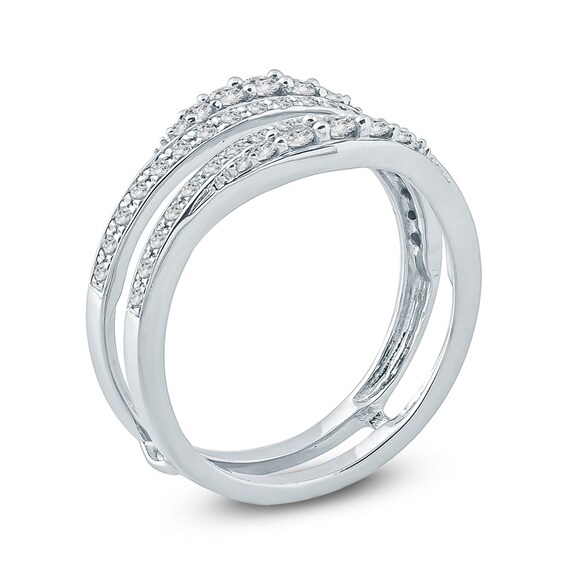 Previously Owned - 1/2 CT. T.w. Diamond Solitaire Enhancer in 10K White Gold