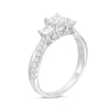 Thumbnail Image 2 of Previously Owned - 1 CT. T.W. Princess-Cut Diamond Past Present Future® Engagement Ring in 14K White Gold